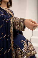 Navy Muse - 3 Piece Chiffon