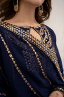 Navy Muse - 3 Piece Chiffon