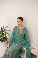 Sea Mist - 3 Piece Chiffon