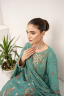 Sea Mist - 3 Piece Chiffon