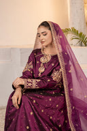 Magenta Muse - 3 Piece Silk Pishwas