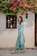 Leena - 3pcs Chiffon Kurta Set