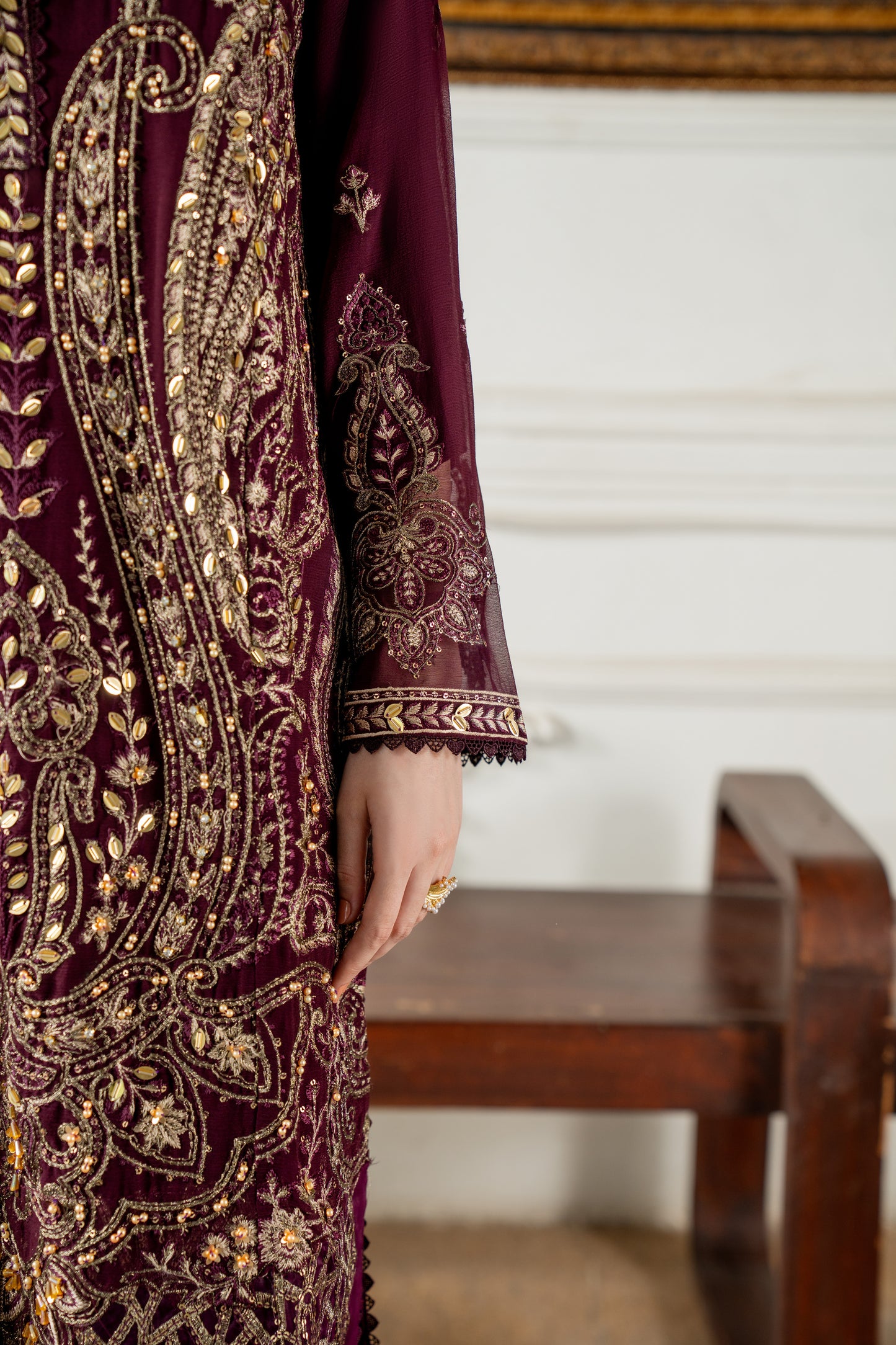 Sasha - 3pcs Chiffon Kurta Set