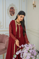 Royal Garnet - 3 Piece Chiffon