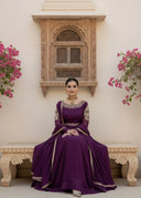 Purple Bliss | 3pcs Chiffon Maxi