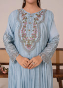Crush Blue - 3pc Pishwas