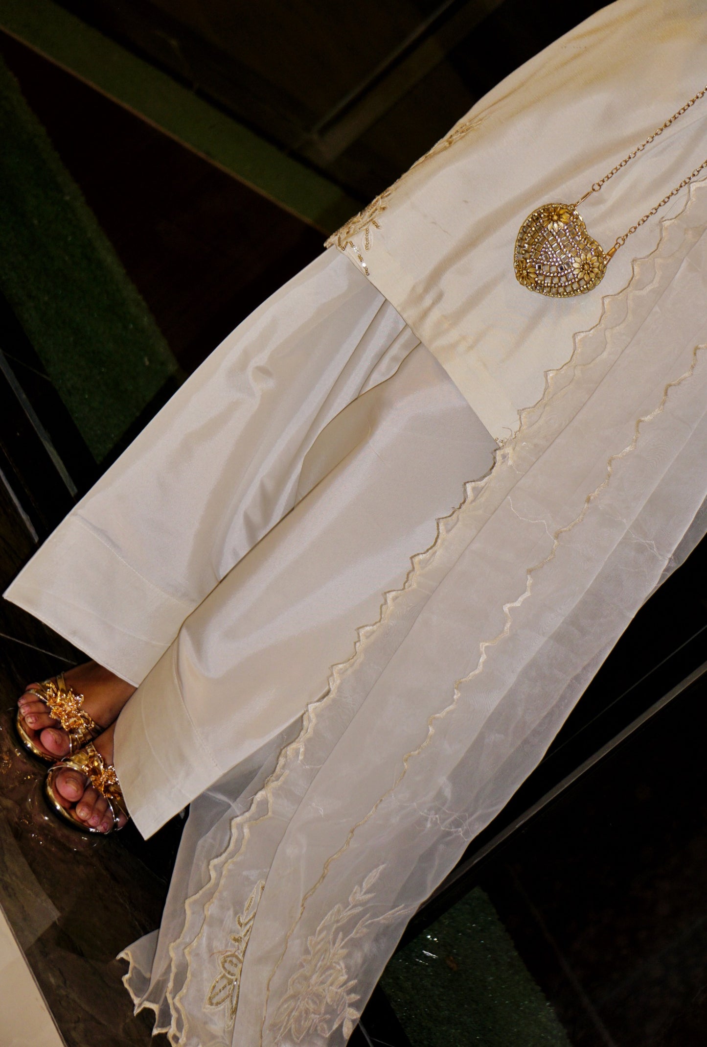 Ivory Farshi Shalwar Set