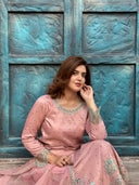 Pink Affair - 3pcs Silk Kurta Set