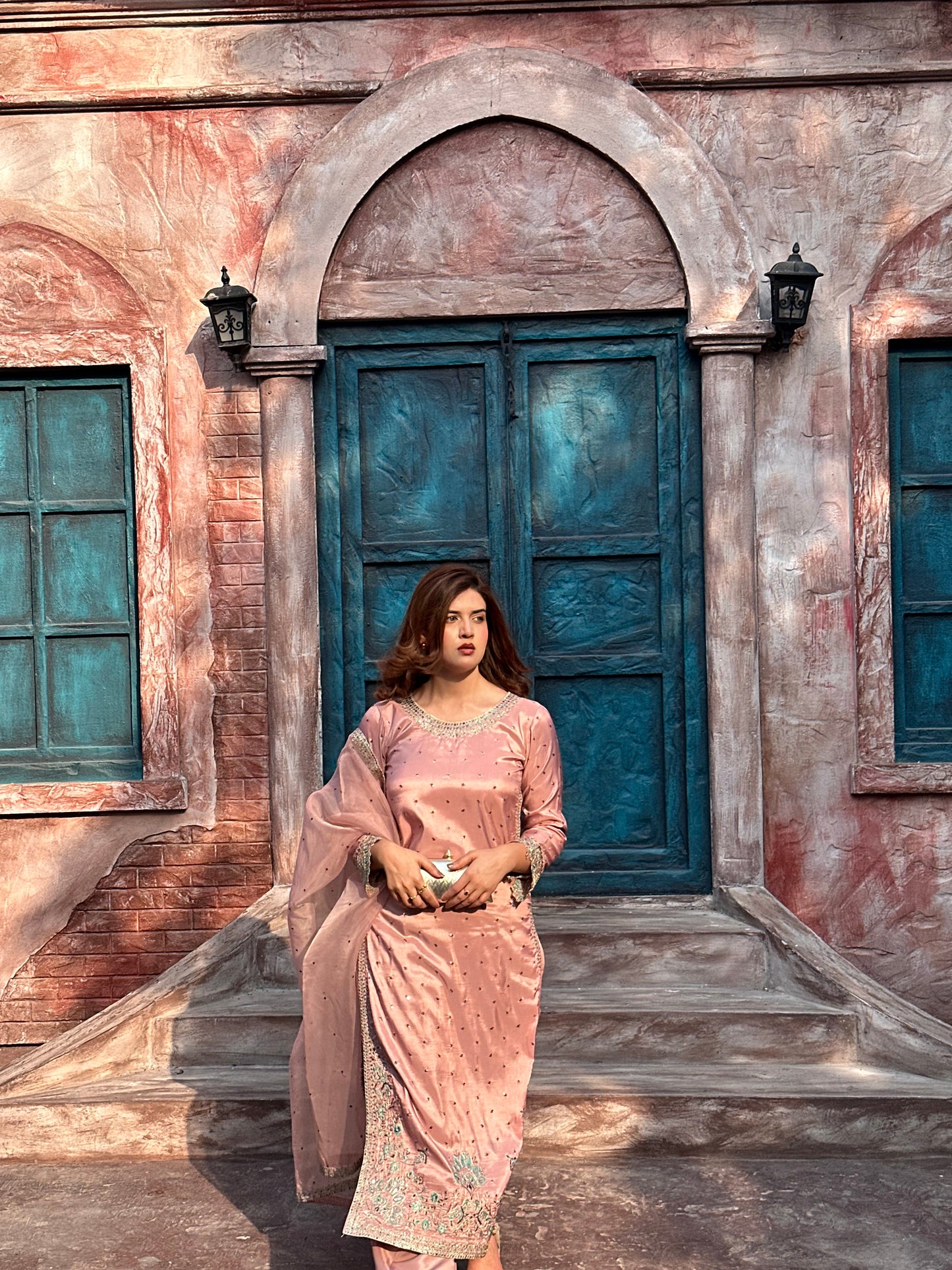 Pink Affair - 3pcs Silk Kurta Set