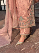 Pink Affair - 3pcs Silk Kurta Set