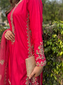 Pink Farshi Affair - 3 Piece Silk