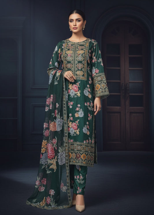 NOOR GRN | 3pcs Shimoz Silk