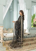 Chandani Black | 3pcs Organza
