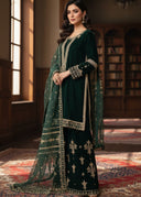 Dark Green Regalia | 3pcs Velvet