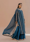 Hania Teal | 3pcs Sharara Set