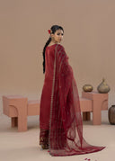 Riya Red | 3pcs Silk