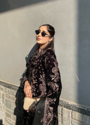 Black Regalia | 3pcs Embroidered Velvet