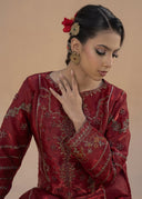 Riya Red | 3pcs Silk