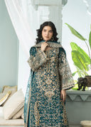 Taara Teal | 3pcs Organza