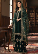 Dark Green Regalia | 3pcs Velvet