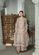 Mehru Mauve | 3pcs Organza