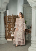 Mehru Mauve | 3pcs Organza