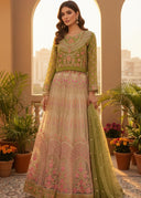 Mehndi Glow | 3pcs Lehenga Set