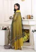 Gilded Garden - 3 Piece Chiffon